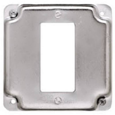 4" Square Steel GFI Box Cover