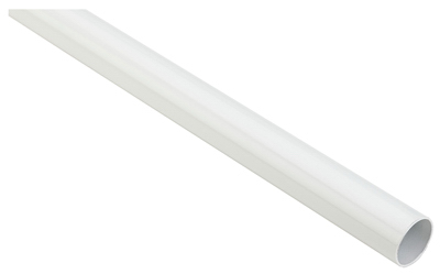 8' WHT HD Closet Rod