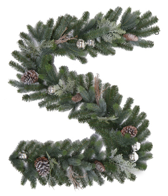 HW 6' Frosted Garland