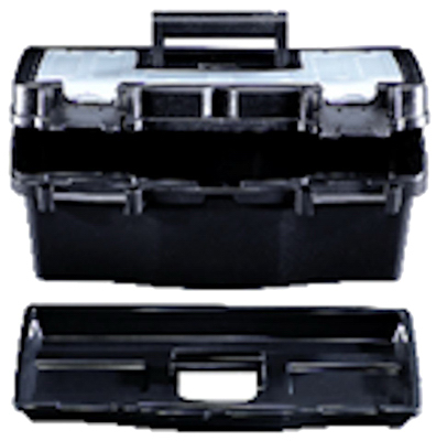 12" BLK Plas Tool Box