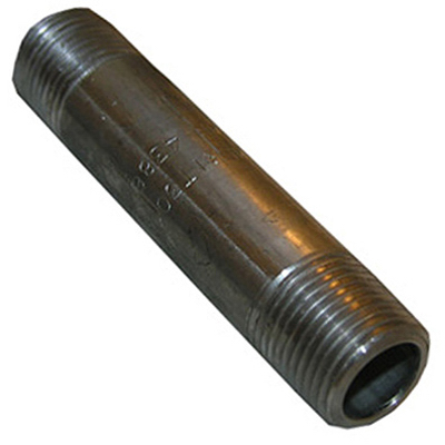 3/8x6 SS Pipe Nipple