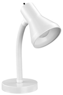 14" White Desk Lamp