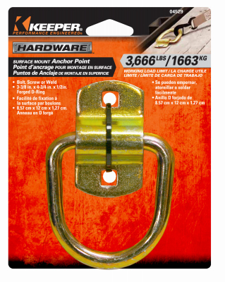 3-3/8" D-Ring/Bracket