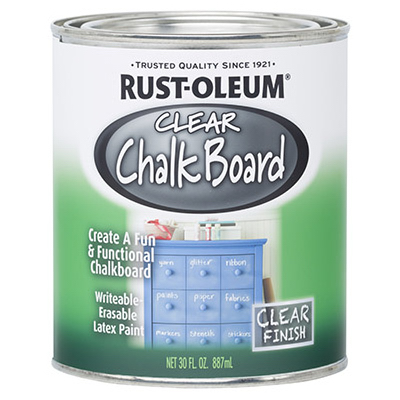 30OZ Clear Chalkboard Paint