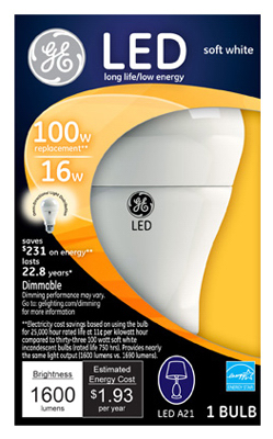 GE16W WHT Omni LED Bulb