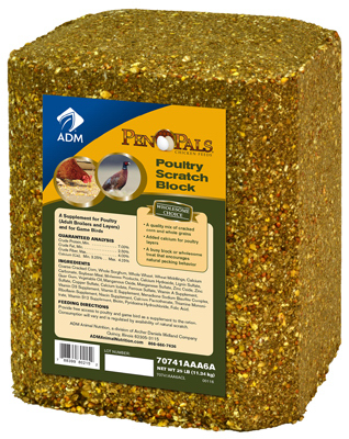 25LB Poultry Scra Block