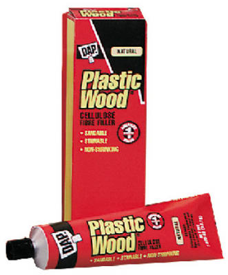 1.8oz Natural Plastic Wood Tube