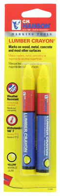2PK Yellow Lumber Crayon