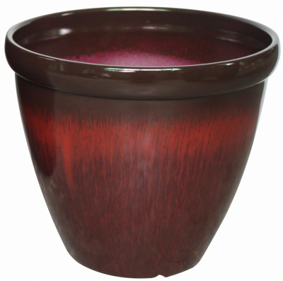 13" RED Egg Planter