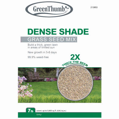 Grass Seed Green Thumb Shade 7Lb