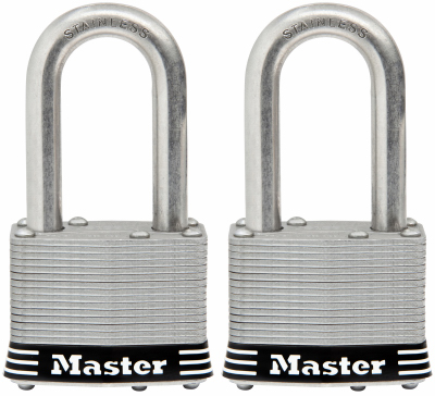 2PK 1-3/4"SS LS Padlock