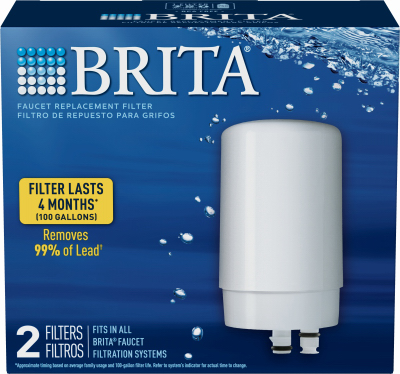 2pk Brita Faucet Water Filter