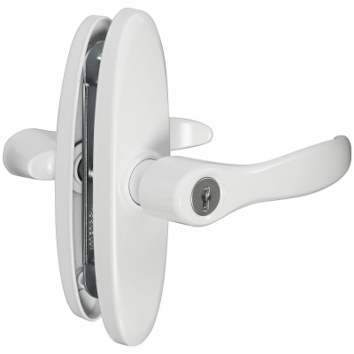 V1332 WHT Decor Lever