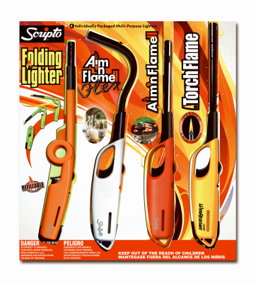 Scrip 4PK Lighter Combo