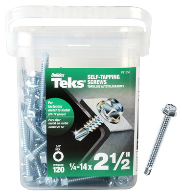 120PK #14x2.5 Hex Screw