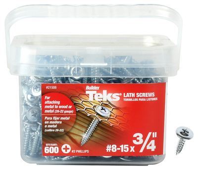 600PK #8x3/4"Lath Screw