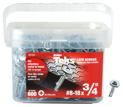 600PK#8-18x3/4 PH Screw