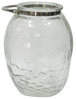 CLR Glass Candle Holder