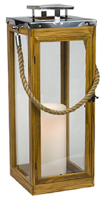 23" BO Teak Lantern