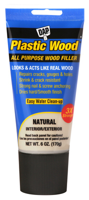 6OZ Natural Plastic Wood Filler