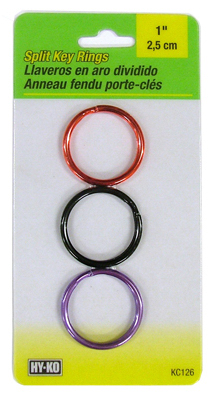 3PC 3In1 Split Key Ring