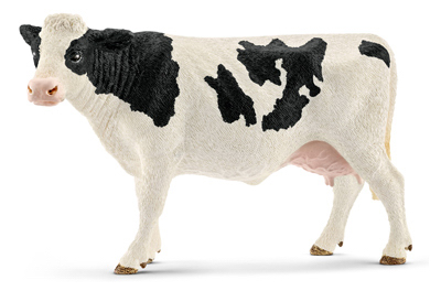 Schleich-S 13797 Figurine, 3 to 8 years, Holstein Cow, Plastic