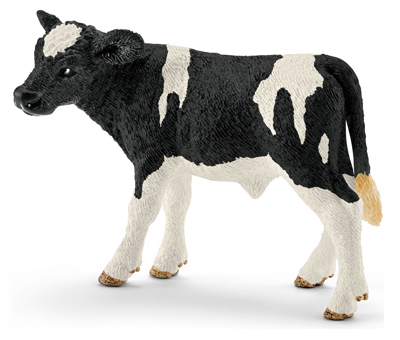 Schleich-S 13798 Figurine, 3 to 8 years, Holstein Calf, Plastic