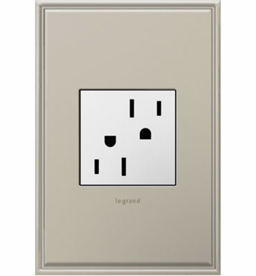 15A WHT Tamp Res Outlet