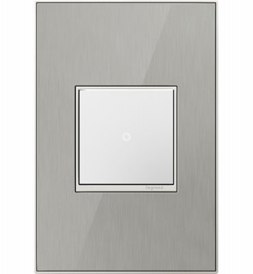 1G BRSH Mirr Wall Plate