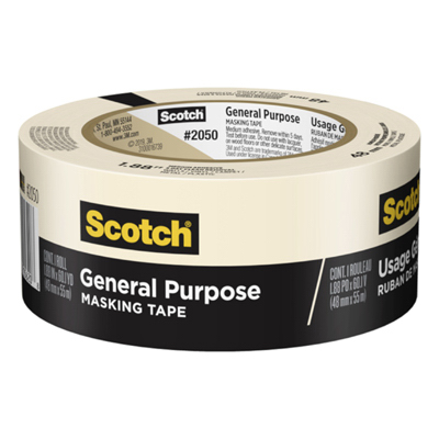 PAINTERS MASKING TAPE 2.0"X60 YD