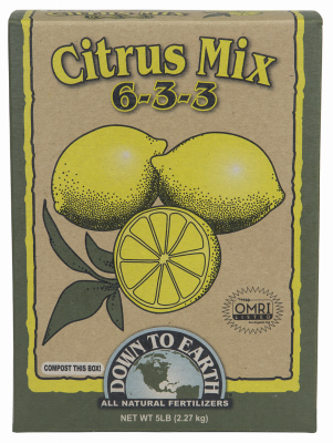 Down to Earth Citrus Mix 6-3-3, 5 lb.