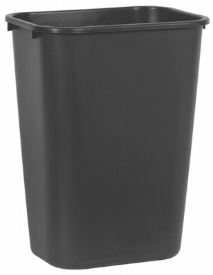 41QT BLK Wastebasket