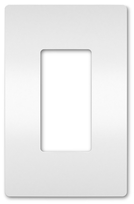White 1G Plastic Wall Plate