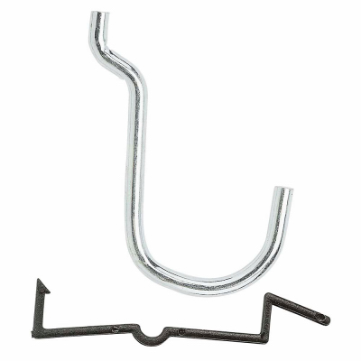 6PK 1" Galv Curved Hook