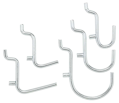 26PC ZN Peg Hooks ASSTD