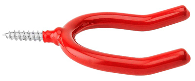 2-3/4" RED DBL Scr Hook