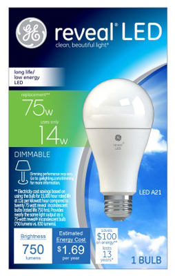 GE 14W A21 Rev LED Bulb