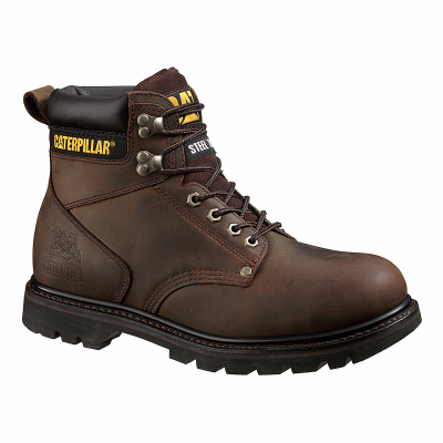 CAT Second Shift P89586-10.5M Work Boots, 10.5, M W, Dark Brown, Lace-Up