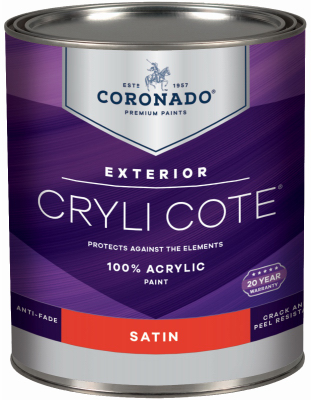 Cryli-Cote QT White Satin Paint