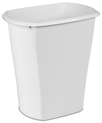 5.5GAL White Waste Can