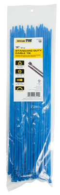 GB SecuriTie CT14-50100B Cable Tie, Nylon, Blue