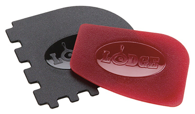 2PK RED/BLK Pan Scraper