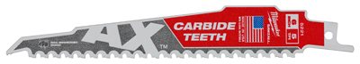 6" 5TPI Carb Ax Blade