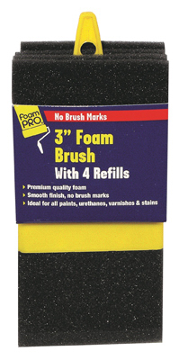 3" Foam Brush/Refills