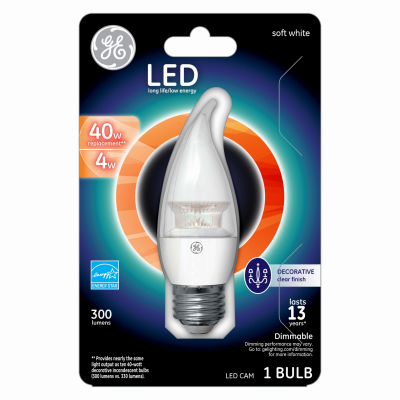 37888   GE Bulb 4W CLR LED CA11