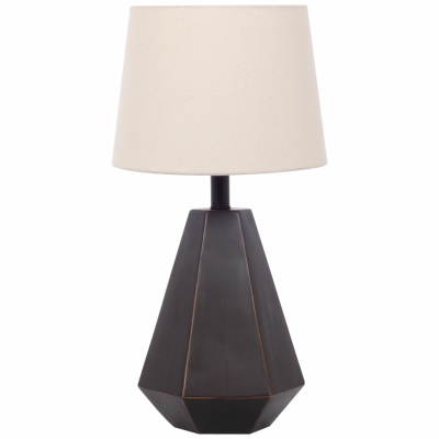 22" Mahogany Table Lamp