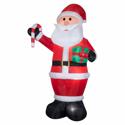 12' Airblown Santa/Gift