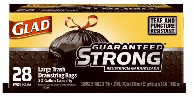 28CT 30GAL Trash Bag