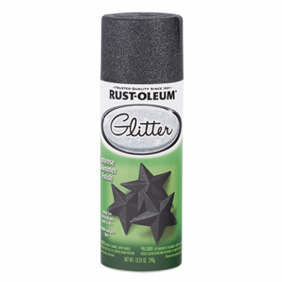 Rust-O 10OZ  Black Glitter Spray