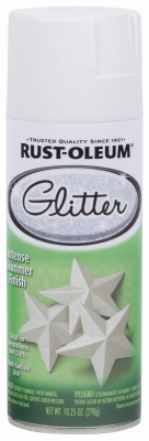 Rust-O 10OZ White Glitter Spray